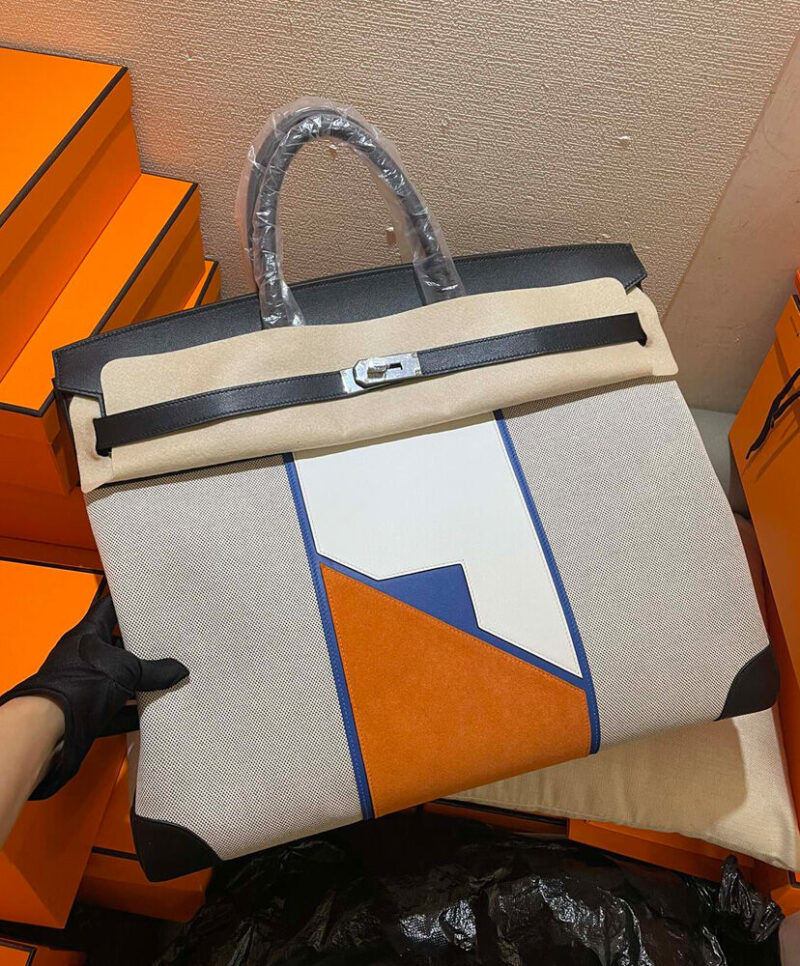 Hermes Birkin 50 Hac Limited Edition Runway Bag Cream